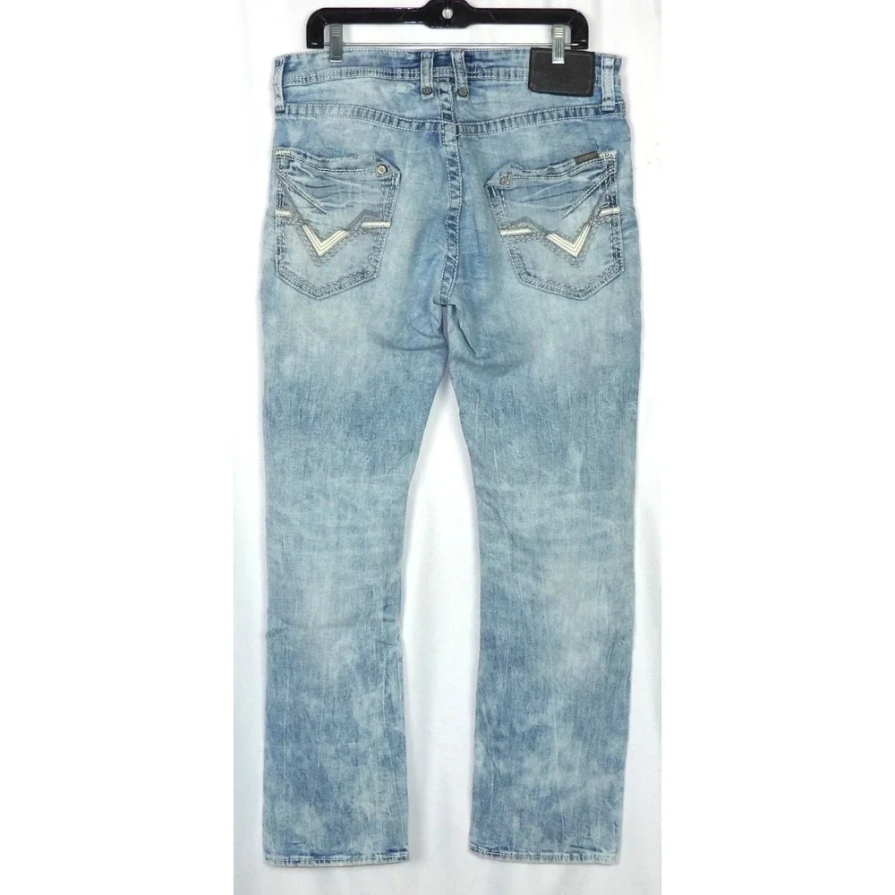 SALVAGE For BUCKLE Regular Fit MAYHEM Straight Leg Jeans Men's 34 X 32